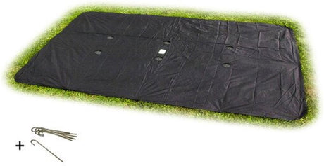 Exit toys exit groundlevel trampoline afdekhoes 244x366cm - trampoline beschermhoes - weerbestendig - rechthoekig - afdekzeil