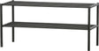 Stojak na buty z żelaza Woood - metal - czarny - 40x85x35