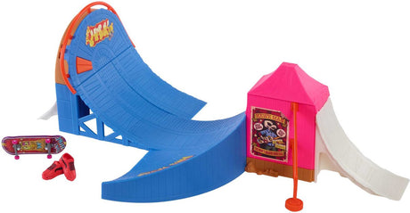 Zestaw do zabawy w parku rozrywki Hot Wheels - zestaw do gry na podstrunnicy - deskorolka na palce Tony hawk