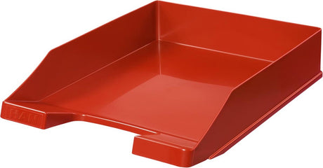 Taca na listy Han - klasyczna - 255 x 348 x 65 mm - czerwona - możliwość układania w stosy - ha-1027-x-17
