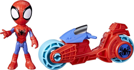 Spidey i jego niesamowici przyjaciele hasbro Marvel Spidey zabawkowy motocykl z figurką - przygoda superbohatera.