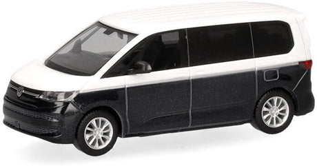 Herpa vw multivan dwukolorowy, biało-niebieski metalik