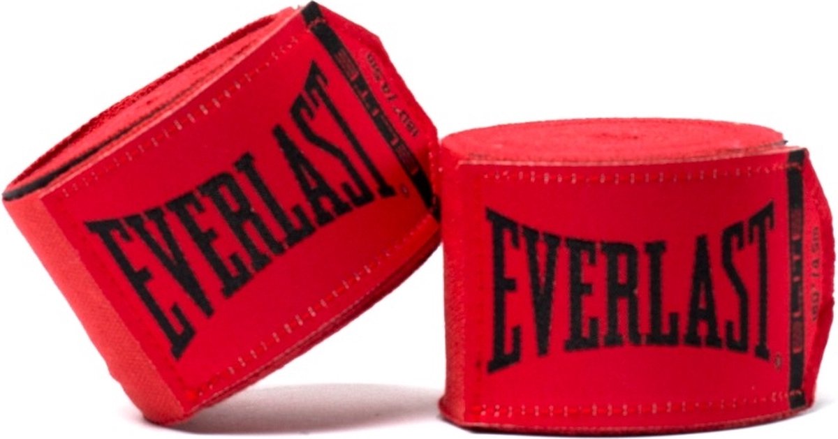 Owijki do rąk Everlast Elite czerwone 457cm - standard