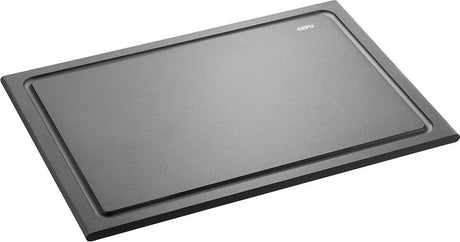 Deska do krojenia Gefu Slize średnia – 37 x 25 cm – z kanałem na sok – kompozyt drewna pochodzącego ze zrównoważonych upraw