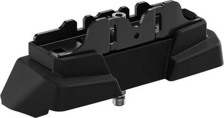 Thule kit 187005 fixpoint 4-pakowy zestaw montażowy do systemu bagażnika dachowego, czarny