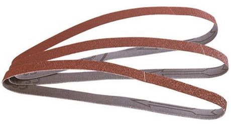 Wolfcraft - taśmy szlifierskie do szlifierki taśmowej 13 x 457 mm - ziarnistość 40 - 3 sztuki - 1724000