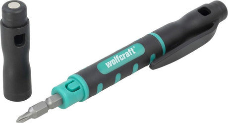 Wolfcraft - mikropióro - śrubokręt precyzyjny - śrubokręt do zegarków - okulary - 8736000