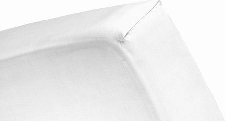 Cinderella hoeslaken - jersey - ook geschikt voor boxspring - 90x200 cm - tot 25 cm - wit