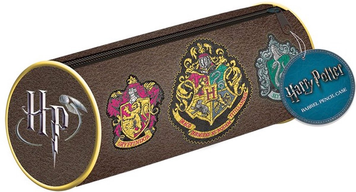 Wielobarwne etui z herbem Harry'ego Pottera