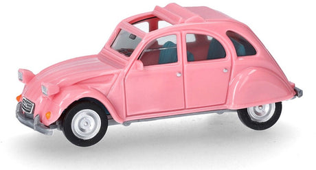 Herpa lemon 2cv faltdach otwarta, różowa