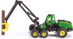 Siku 1652, kombajn John Deere z pniami drzew, metalem i plastikiem