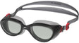 Okulary pływackie Speedo futura hydrospex - wygodne okulary do nurkowania dla dorosłych - przeciwmgielna ochrona UV - rekreacyjne okulary do pływania z regulowanym paskiem - czarno-szare