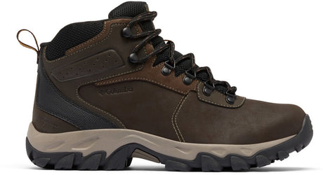 Wodoodporne męskie buty turystyczne Columbia Newton Ridge Plus II - kordovan, squash