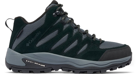 Wodoodporne damskie buty turystyczne Columbia Redmond™ iv – czarne, cytrynowe