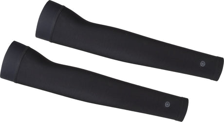 Agu armwarmers - fietsovertrek - armstukken - lombardia materiaal - siliconen gripper - unisex - zwart - l