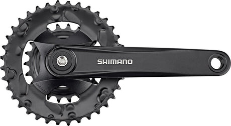 Mechanizm korbowy Shimano altus fc-m315-2 - 170 mm - 36-22t - 2x7 8-biegowy - oś kwadratowa - czarny