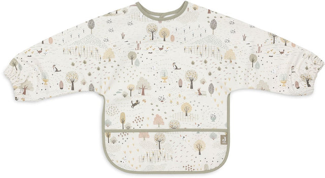 Jollein slabbetjes waterproof met mouw - 1 stuk - 75 cm - tiny park
