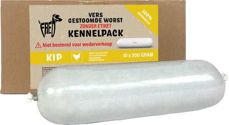 Freds, parzona kiełbasa ze świeżego mięsa, kurczak, pszenica i bezglutenowa