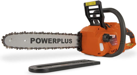 Akumulatorowa piła łańcuchowa Powerplus dual power POWDPG7576 - Pilarka akumulatorowa 40 V, bez akumulatora i ładowarki, brzeszczot 35 cm, automatyczne smarowanie łańcucha, narzędzia ogrodnicze