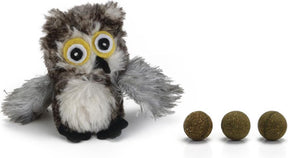 Beeztees uil - kattenspeelgoed - incl. catnipballen - 9,5 cm