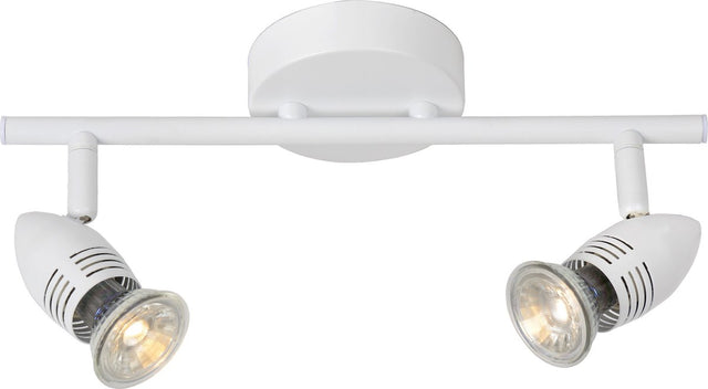 Lucide caro-led - reflektor sufitowy (lampa sufitowa) - led - gu10 - 2x5w 2700k - biały