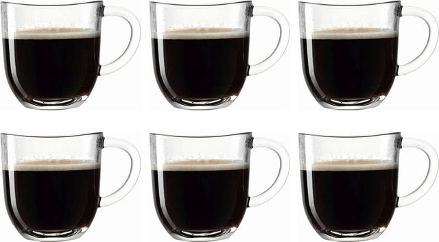 Leonardo napoli koffie- theeglas 280ml - set van 6 glazen