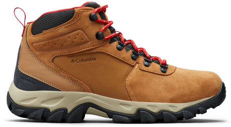 Męskie buty turystyczne Columbia Newton Ridge Plus II Suede WP - Łoś, Górska czerwień