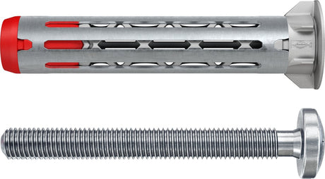 Fischer kołek do pustaków duohm 4×55 s ph pz - uniwersalny kołek do pustaków ze śrubą z łbem kulistym pz - 25 sztuk