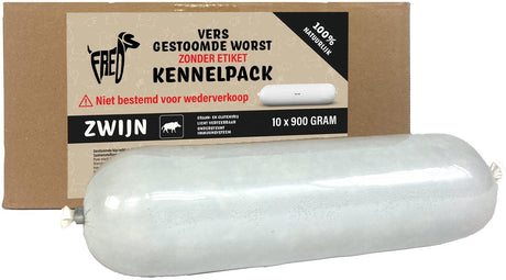 Freds, parzona kiełbasa ze świeżego mięsa, bez ziarna dzika i glutenu