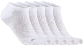 Craft active footies 5-pak skarpet sportowych unisex - biały
