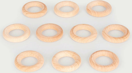 Pierścień z drewna bukowego Tickit ® 48 mm