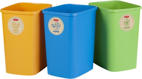 Curver zestaw ekologicznych pojemników separacyjnych 3x25l