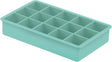 Dotz - silicone ijsblokjesvorm - kubus - groen - 3,3x3,3x3,3cm