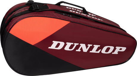 Dunlop - cx-club 10rkt - torba na rakietę - czarno-czerwony