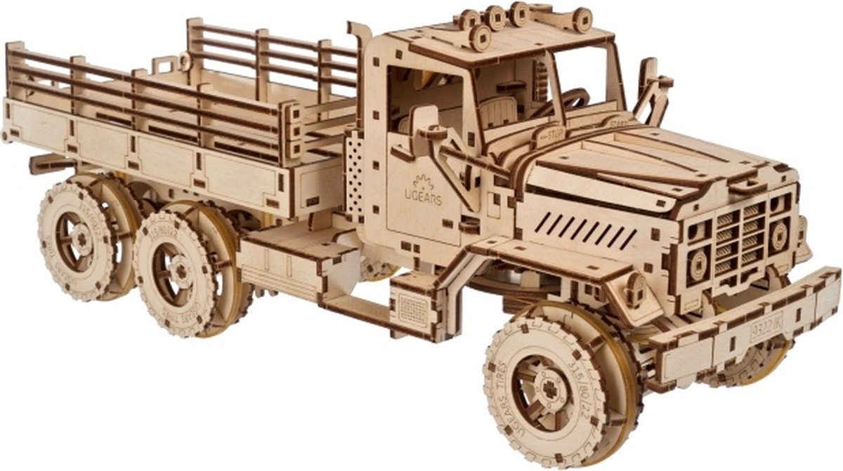 Drewniany model 3D Ugears - ciężarówka