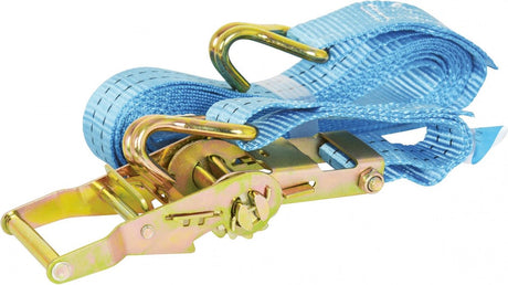Carpoint spanband met ratel en haken 7 meter – 1000 kg belastbaar – tüv gs gekeurd – sterke transportband – voor aanhanger, motor en ladingzekering