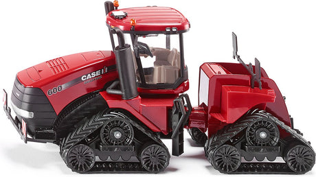 Siku 3275, traktor gąsienicowy case ih quadtrac 600, 1:32, metaloplastyk, czerwony, funkcjonalny sprzęg i hak holowniczy