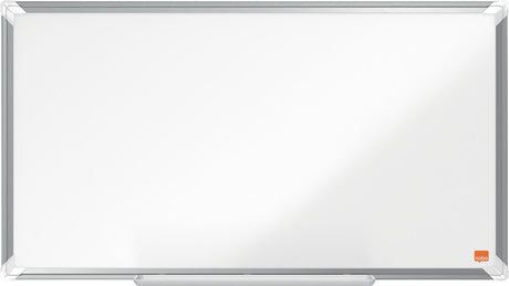Tablica magnetyczna Nobo premium plus, stalowa, z półką na pisaki, w tym marker do tablic, 710x400mm
