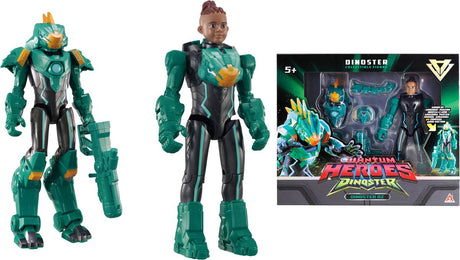 Quantum Heroes Dino Star Dino Star - 2 figurki w 1 - przekształć swoje roboty - 22 cm - oz