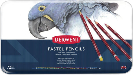 Kredki pastelowe Derwent - asortyment w puszce - 4mm - 72 sztuki