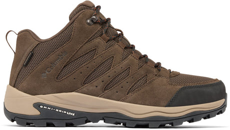 Wodoodporne męskie buty turystyczne Columbia redmond™ iv – sztruks, cierpka pomarańcza
