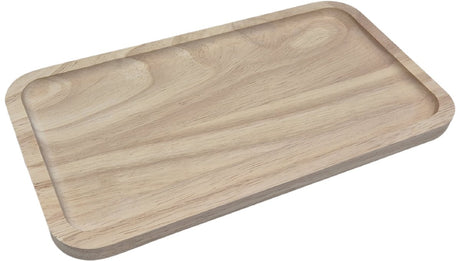 Prostokątna drewniana taca Playwood o średnicy 26 cm