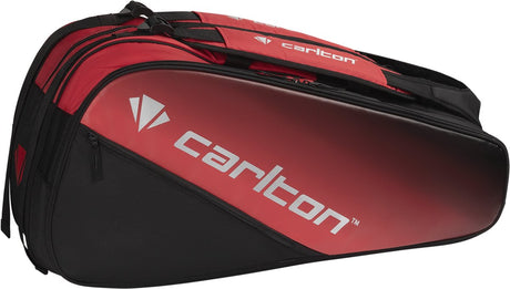Carlton - racket bag- pro 3 comp- black red
