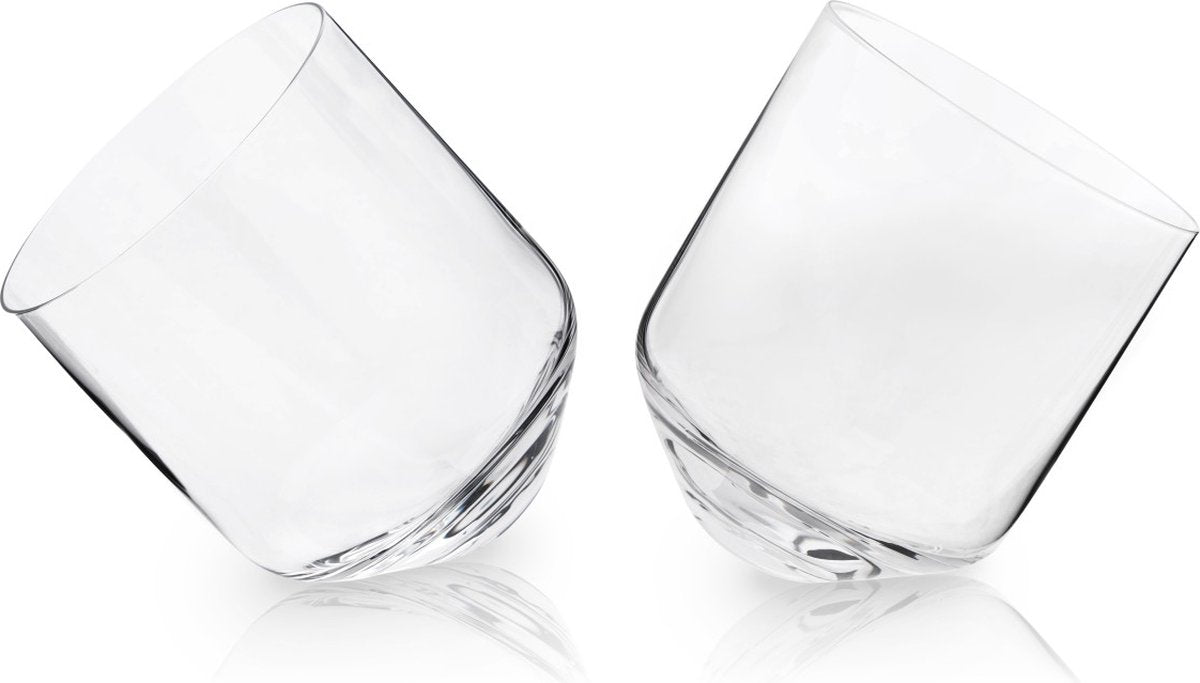 Szklanka do whisky Viski Rolling - kryształ - 354ml - 2 sztuki