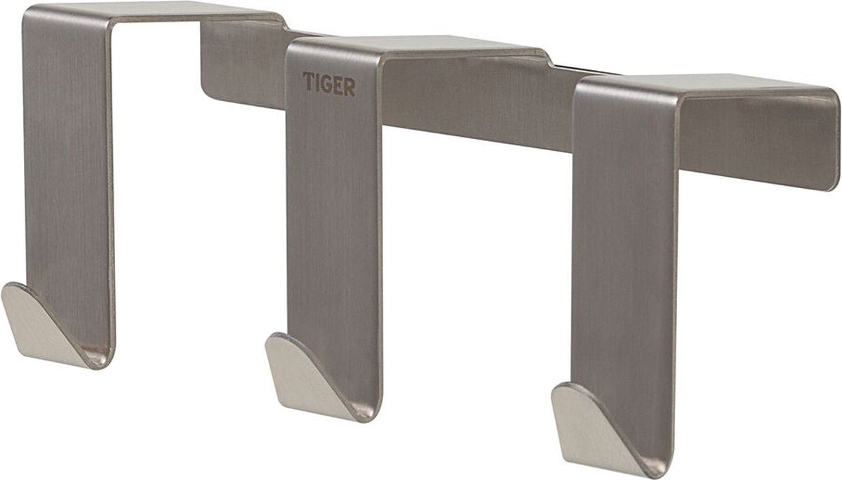 Tiger basic - deurhaak 40 mm - rvs geborsteld