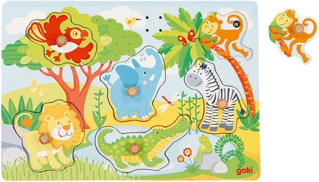 Puzzle Goki - zwierzęta z zoo