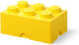 Lego - pudełko do przechowywania klocków 6 - nylon - żółte