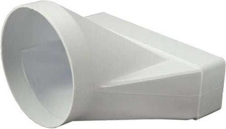 Europlast rechthoekig kunststof verloop ø150mm - 220x90mm - ksd29-150