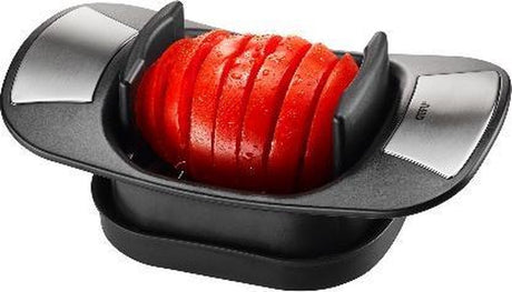 Krajalnica do plasterków Gefu caprese – do mozzarelli, warzyw i owoców – grubość cięcia 8 mm – stal nierdzewna