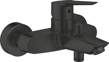 Bateria wannowa Grohe Start - z przełącznikiem - czarna matowa